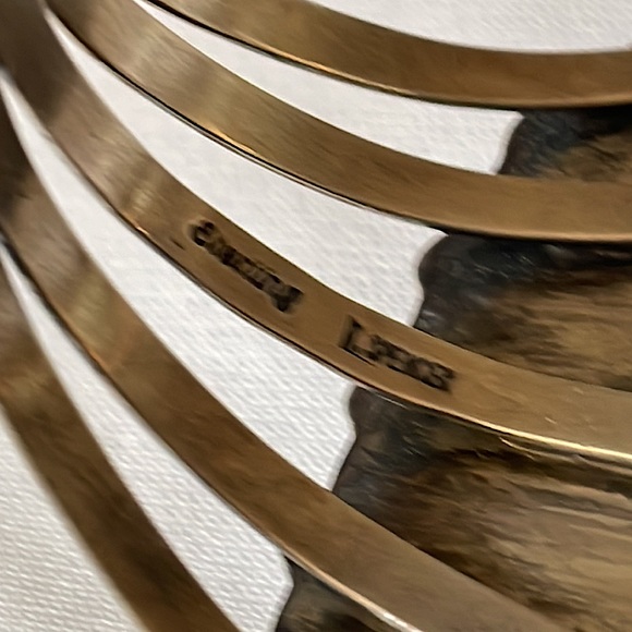 Genuine Sterling Silver and Turquoise Navajo Cuff Bracelet - Picture 4 of 7